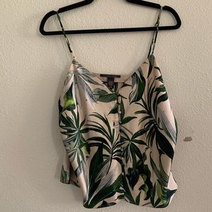 Victoria’s Secret Tropical Satin Slip Top